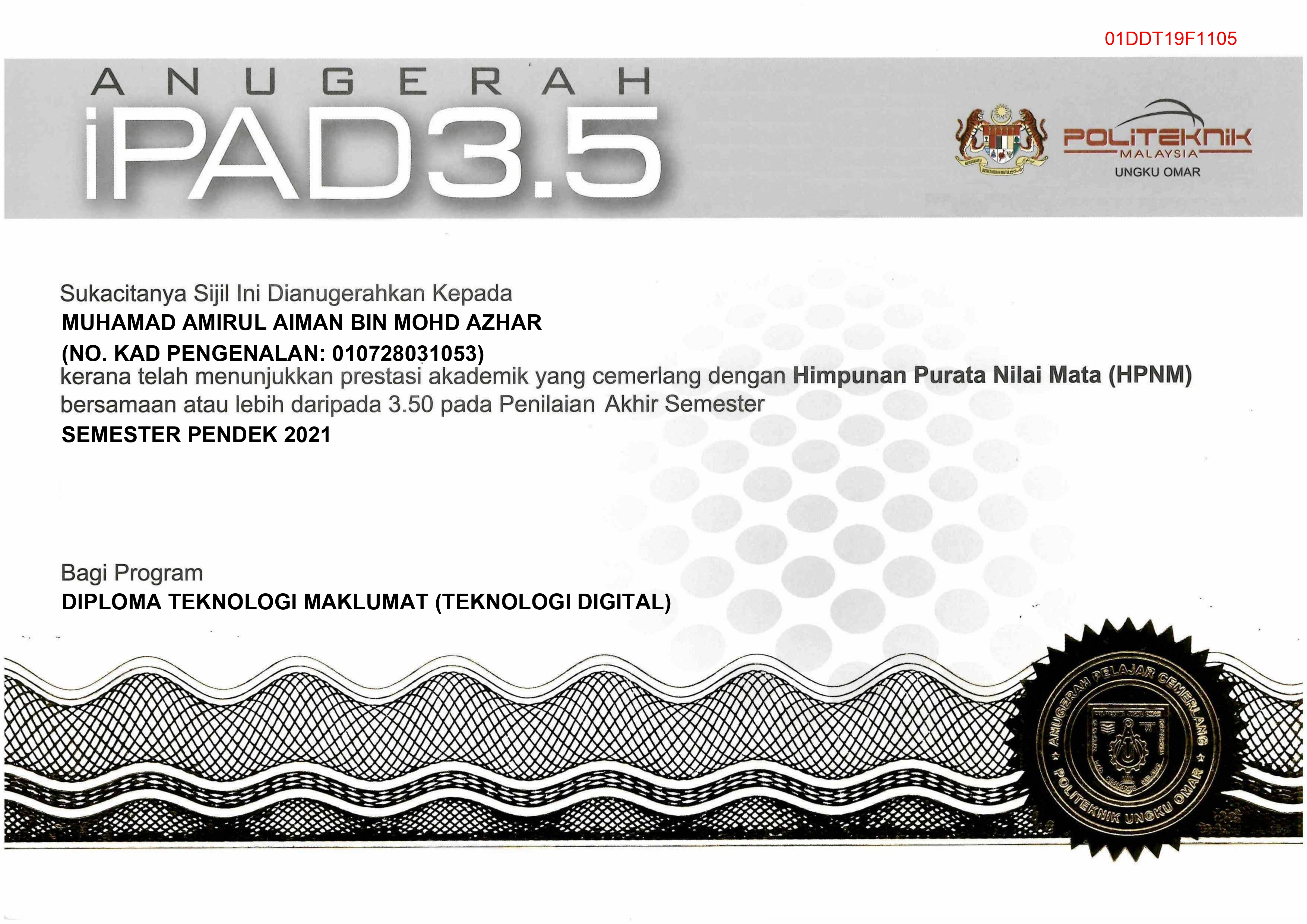 IPAD 3.5 Semester 5
